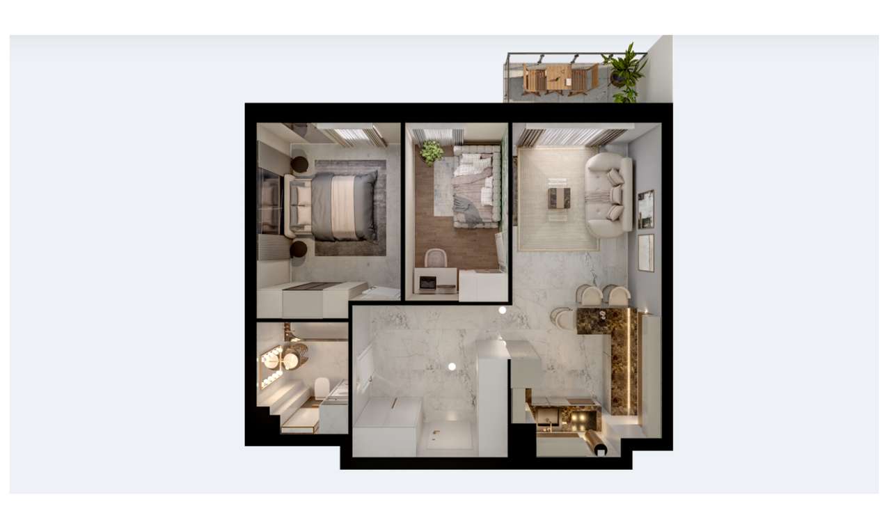 NOWE 3 pokoje 53 m² | PREMIUM | miejsce postojowe | Smart Home | 0%PCC - Pełny obrazek: 5/9