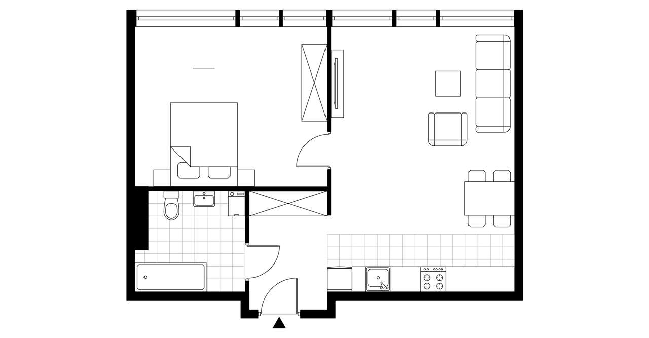 2-pokojowy apartament inwestycyjny 55m2 - Pełny obrazek: 3/8