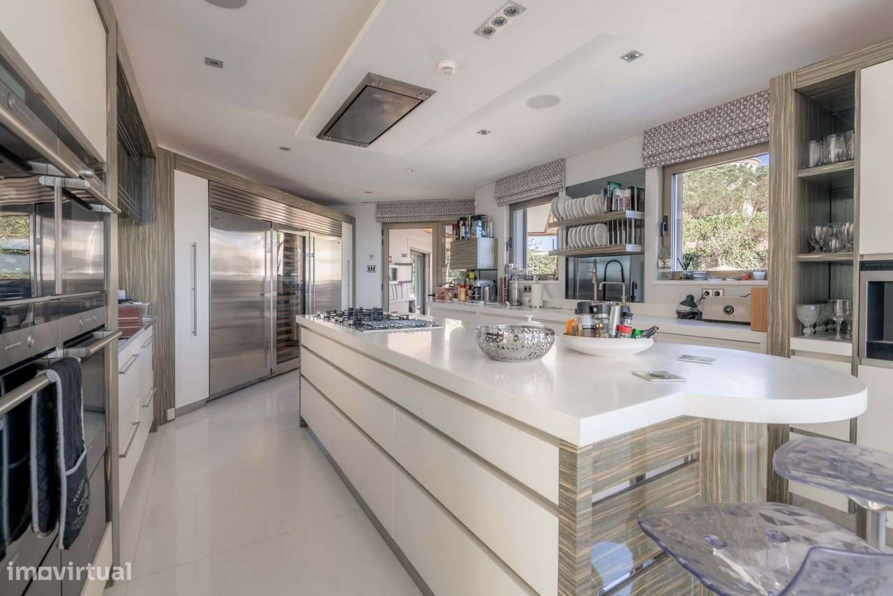 Moradia de luxo com vista mar e golfe-25