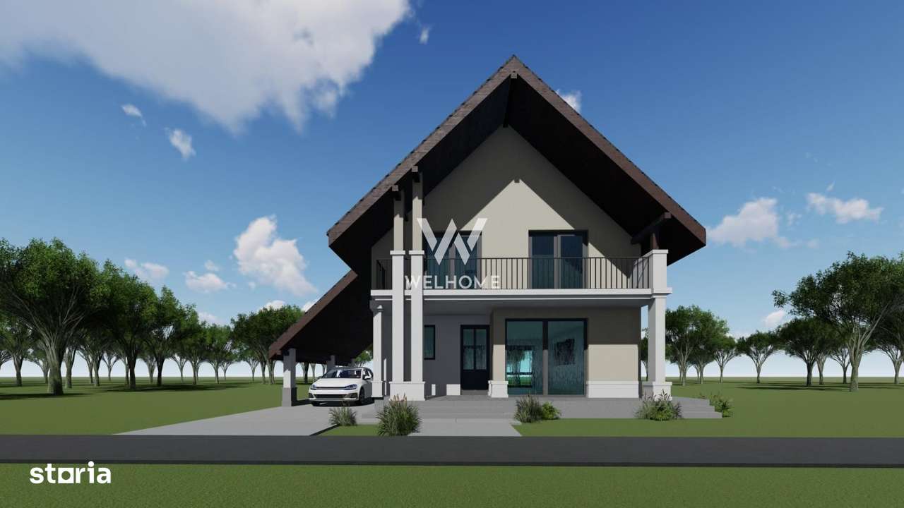 Casa Noua-Orlat 4 camere 2 terase 340 mp teren - Imagine principală: 3/20