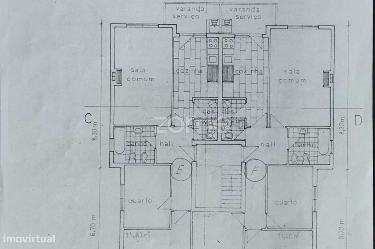 Apartamento T3 em Ermesinde com garagem Box-51