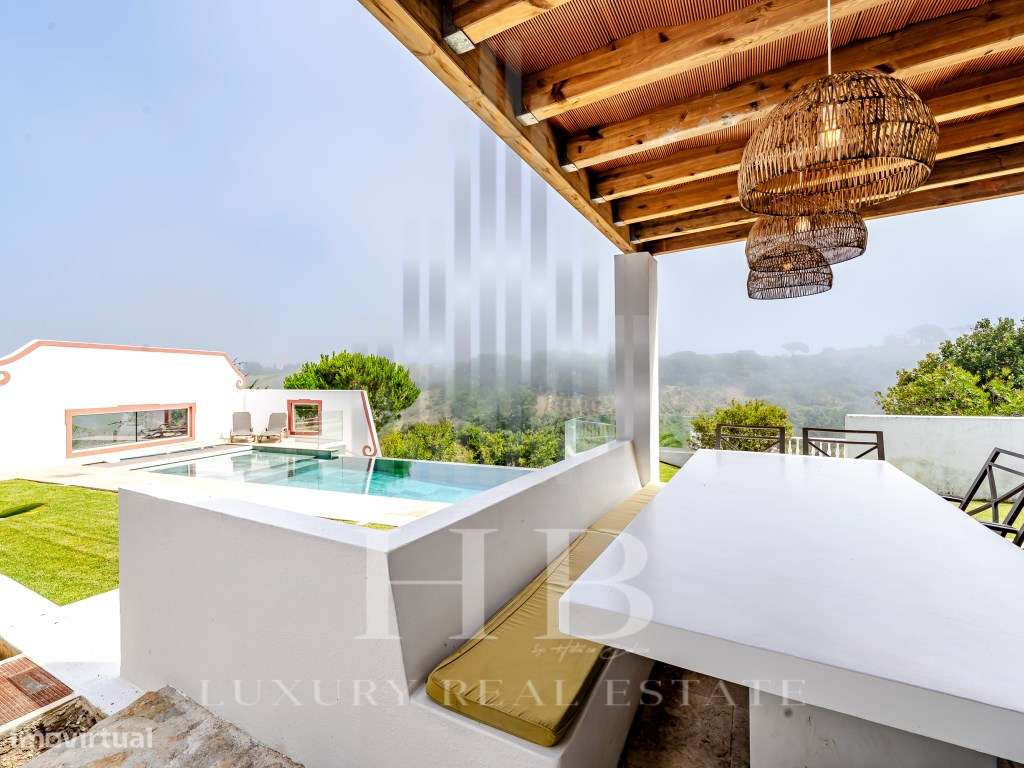 Moradia T4 Luxo com Piscina e Vista Mar |Pobral |Sintra - Grande imagem: 1/60