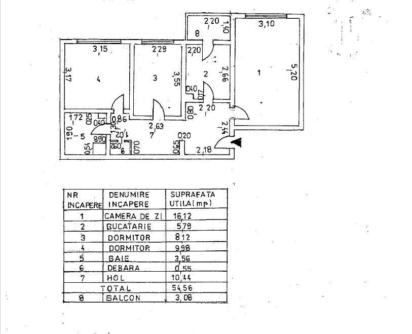 Apartament 3 camere decomandat | Progresu | Etaj 2 | 55 mp-6
