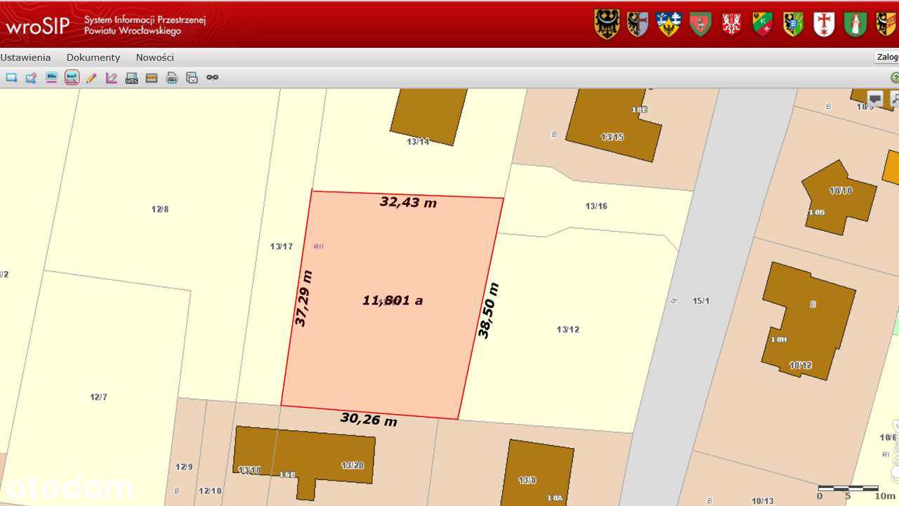 Działka idealna pod budowę Twojego domu✦1178m2✦do Wrocławia 2 min.-7
