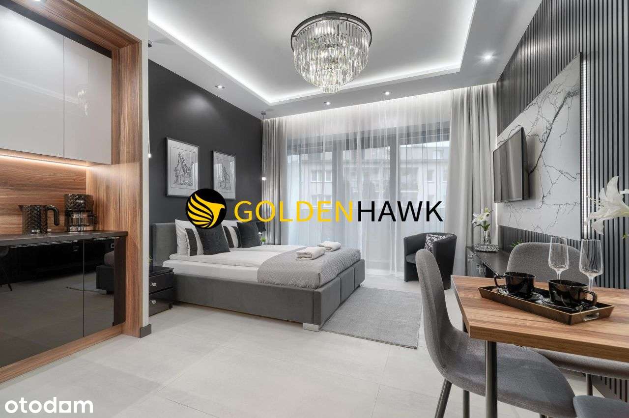 Całkowicie wyposażona kawalerka Hanza Tower! - Pełny obrazek: 3/15