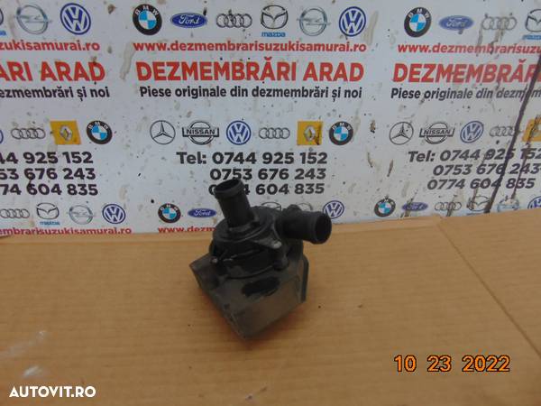 Pompa recirculare apa VW Golf 7 Polo Touran Tiguan Passat b7 b7 Audi a3 Skda fabia Rapid Octavia Seat leon ibiza Toledo rapid pompa apa auxiliara suplimentara - 1