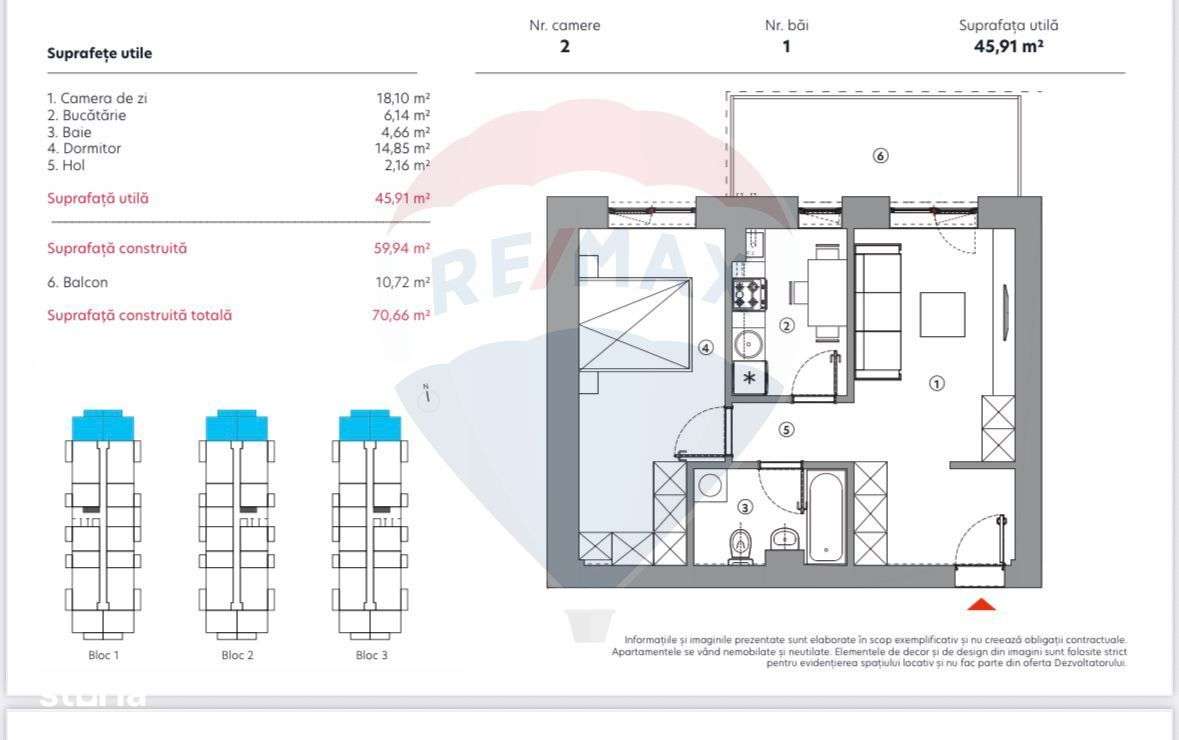 Vanzare Apartamente 2 camere Bld Theodor Pallady - Imagine principală: 5/8