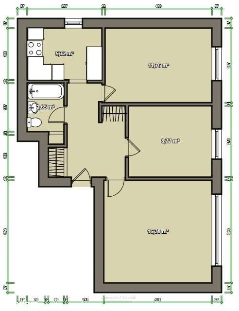 Przyjemne i ustawne 3 pokoje | 54,5 m | cena do negocjacji-12