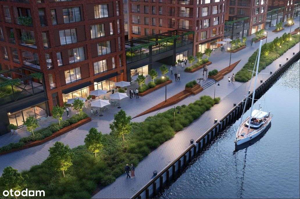 3 pokojowe z widokiem na Motławę - osiedle premium - Pełny obrazek: 5/9