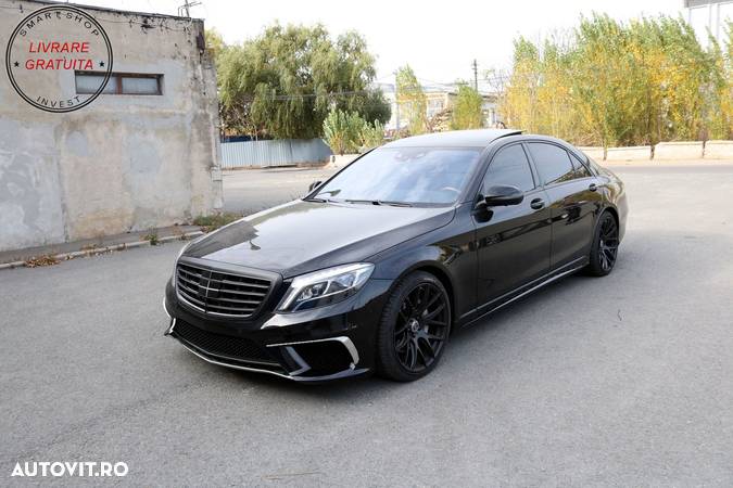 Pachet Exterior Mercedes W222 S-Class (2013-06.2017) S63 Design Cu Ornamente Evacu- livrare gratuita - 13