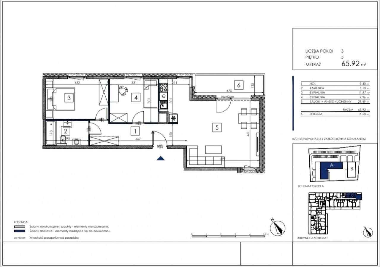 3 pokojowe oddane do użytku- Rataje-2