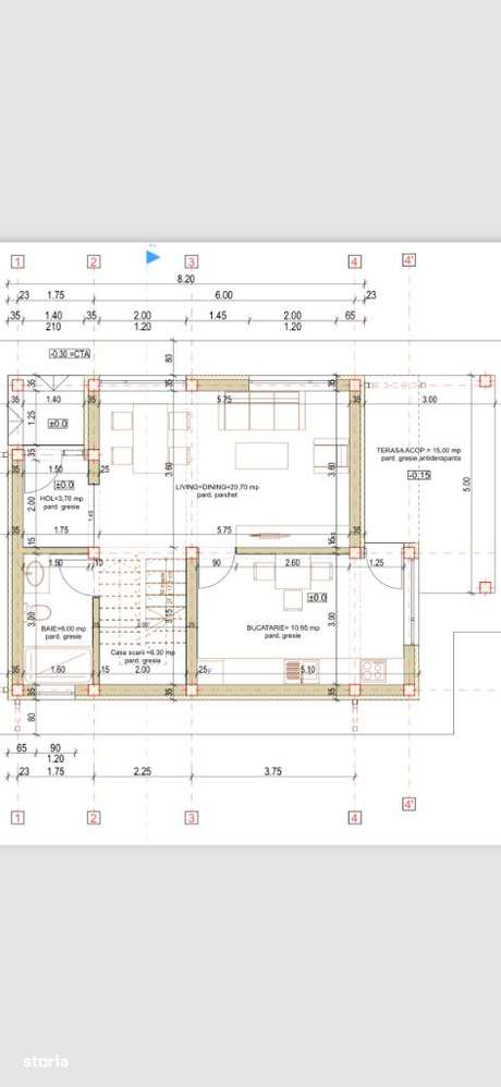 Vila 4 camere, 100 mp utili, 450 mp teren, Breazu - Imagine principală: 4/5