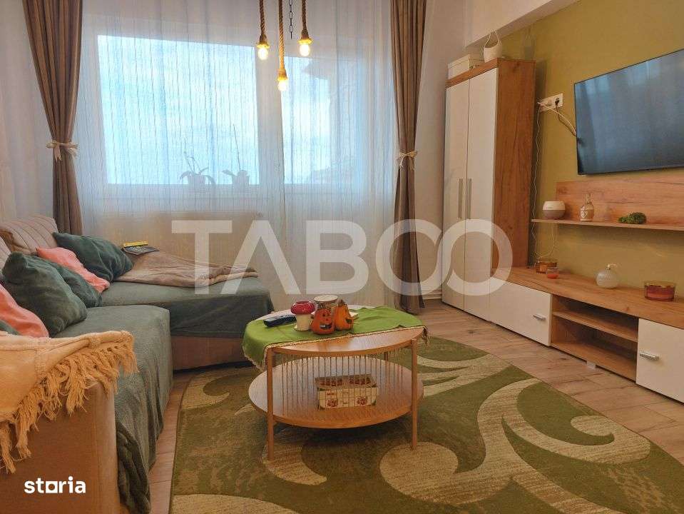 Apartament renovat 66 mp 3 camere 2 bai balcon pivnita Cisnadie - Imagine principală: 5/19