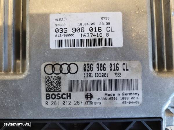 CENTRALINA DE MOTOR AUDI A4 B7 03G906016CL 2.0 TDI 2004-2008 - 2