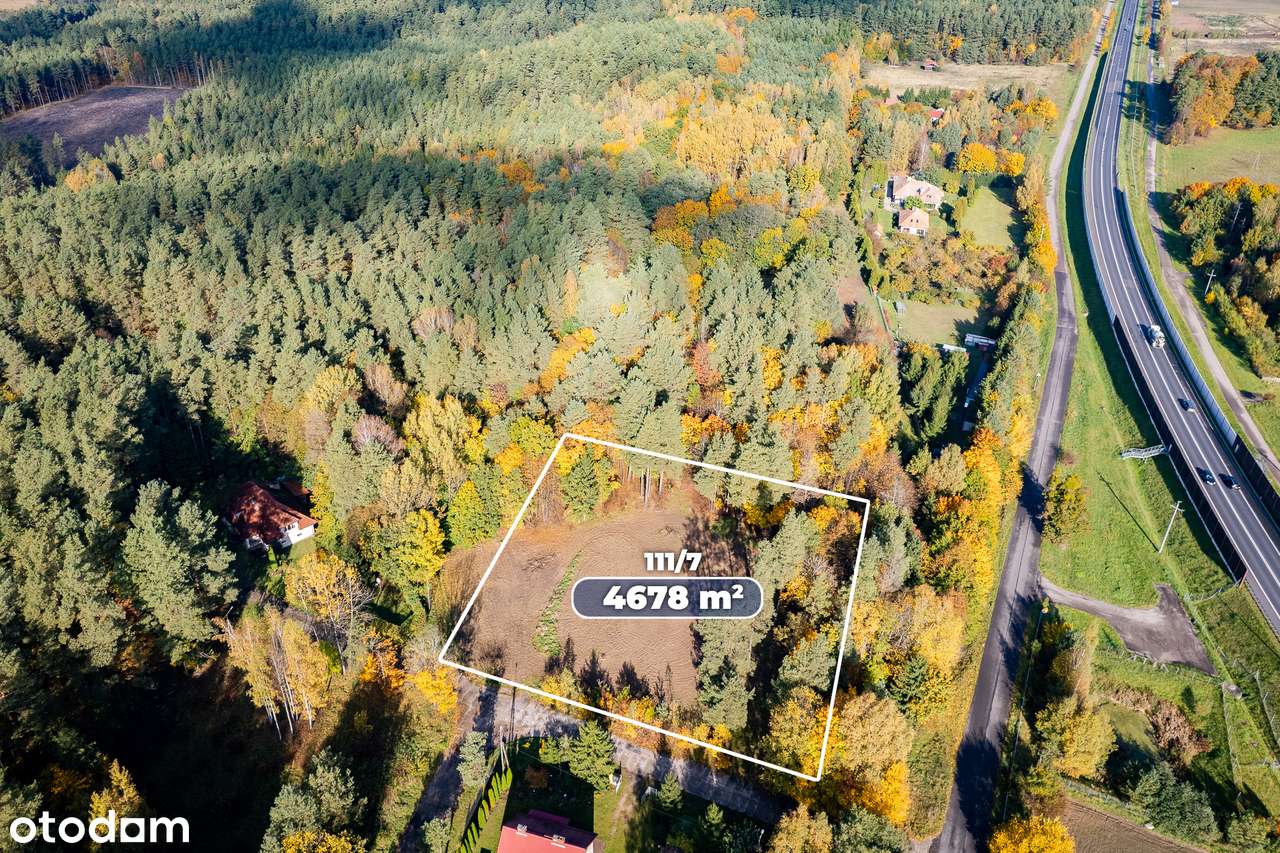 Działka budowlana 4671 m2 Spręcowo Gmina Dywity-8