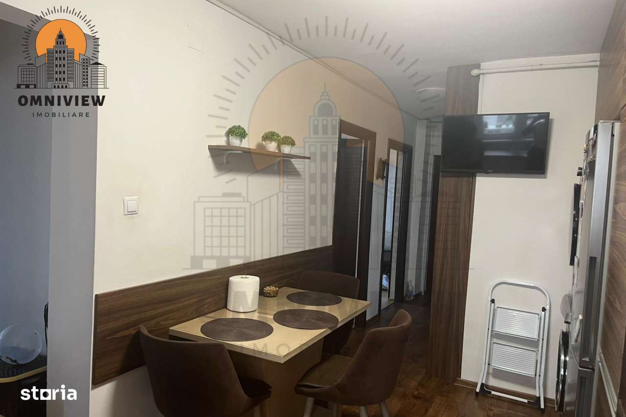 Apartament 3 camere renovat, mobilat complet – zona Vlahuță, lângă ITC-2