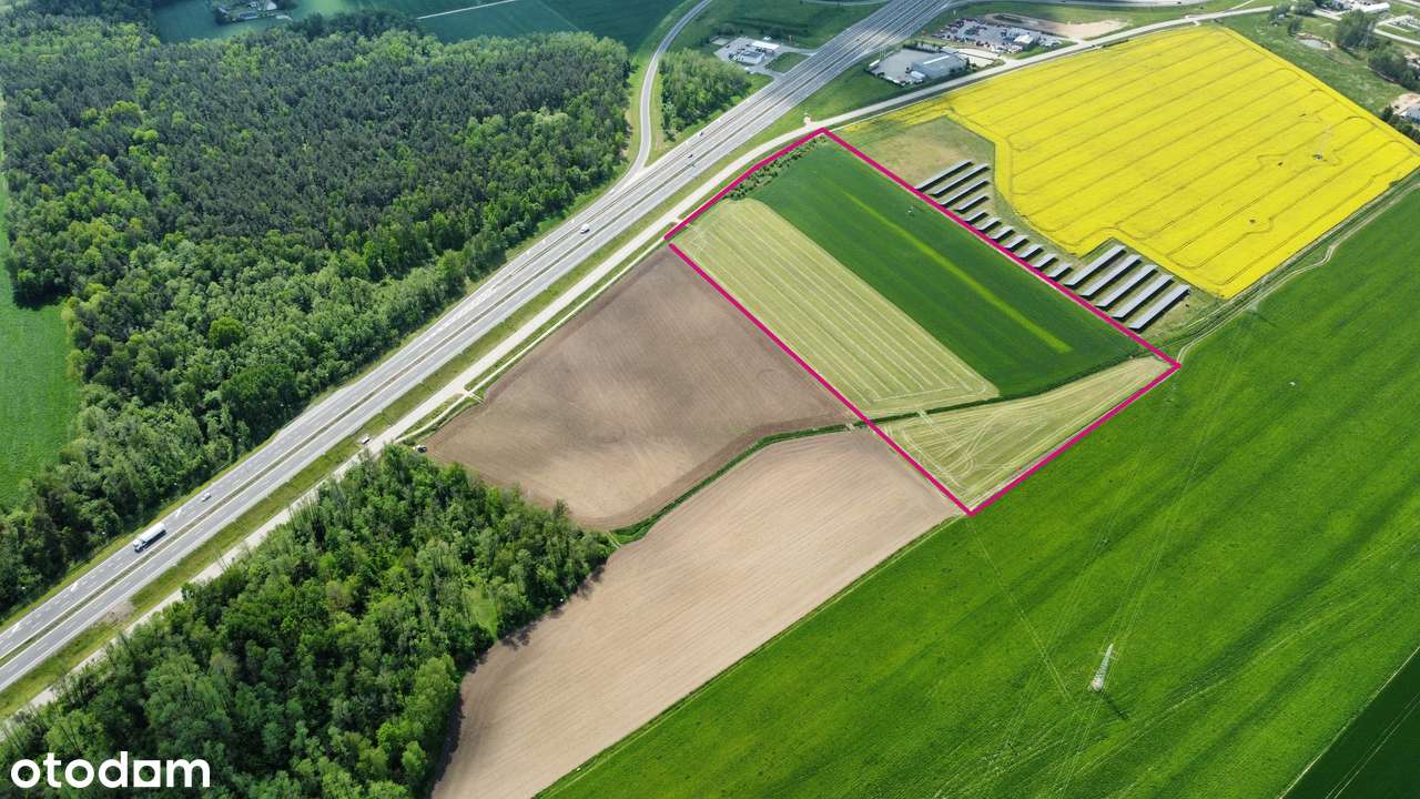 Działka rolna pod inwestycje Jeżewo Stare przy zjeździe z S8