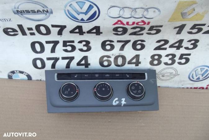 Panou comenzi caldura AC VW Golf 7 VW Passat B8 dezmembrez VW Golf 7 - 3