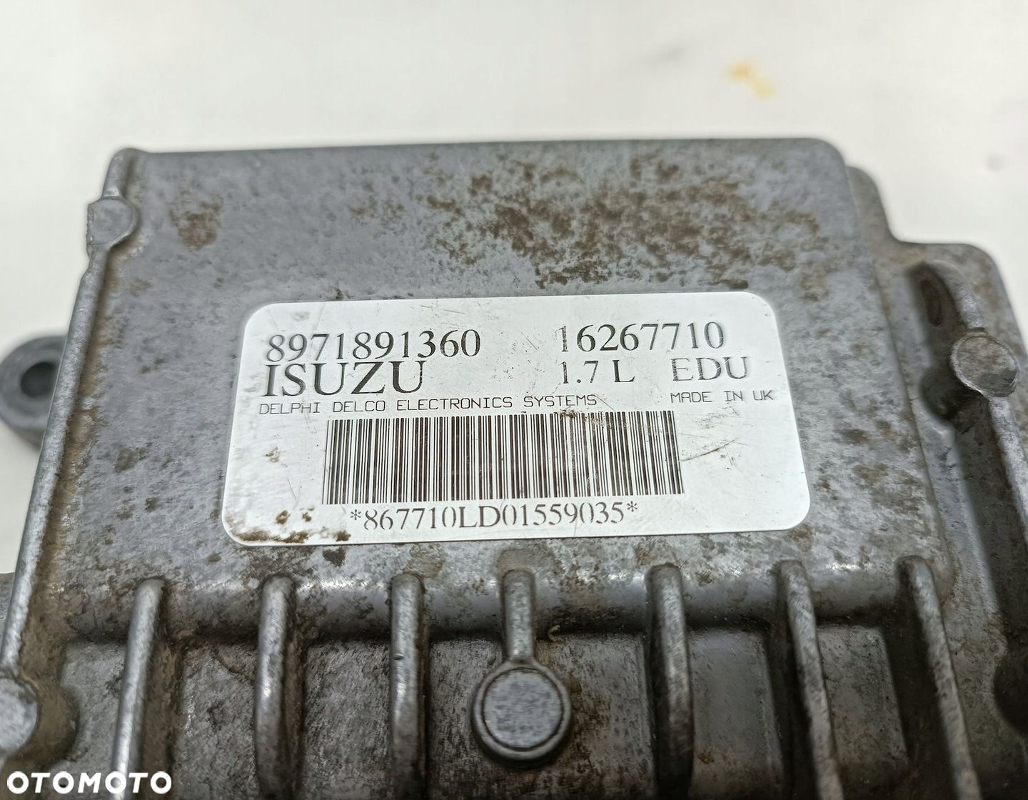 STEROWNIK MODUŁ POMPY WTRYSKOWEJ OPEL ASTRA G 1.7 DTI 8971891360 16267710 - 4