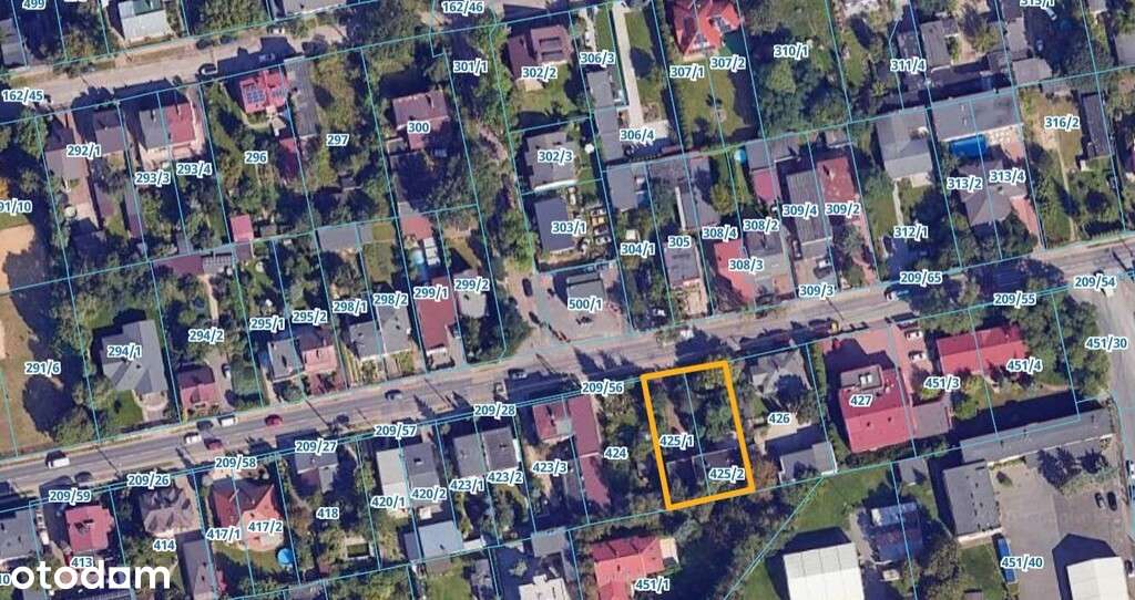 Działka Łódź Górna 852m²-0