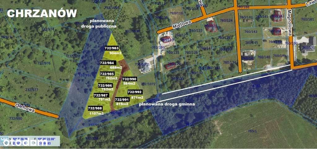 Prestiżowe działki - uL. Topolowa - Kościelec-3