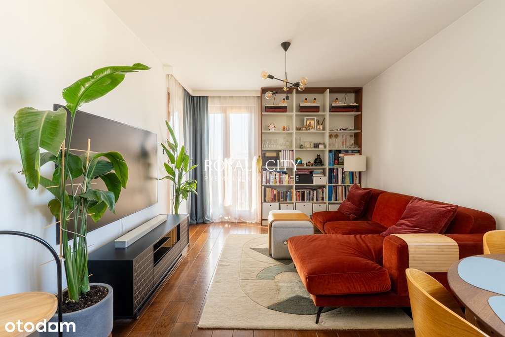 Słoneczny 2 pokojowy apartament na Wilanowie.
