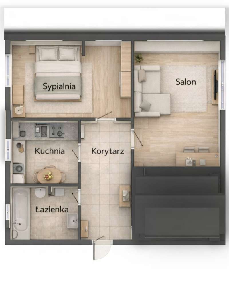 Bytom 2 pok.54,5m² Osiedle Karlik, dzielnica Karb-5