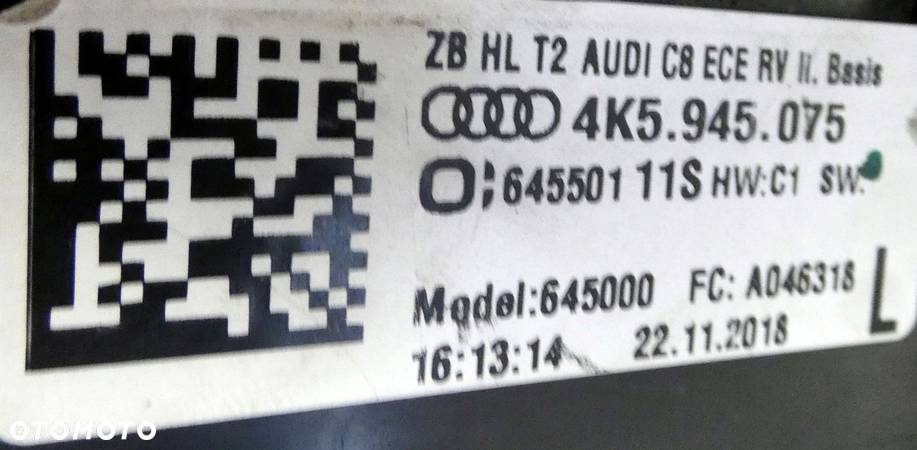 AUDI A6 C8 2018- 4K5 LED LAMPY TYŁ TYLNE - 14