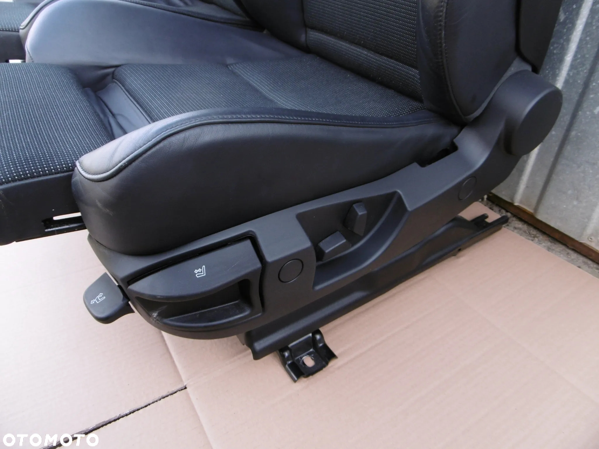 Fotele kanapa boczki BMW e60 półskóra m-pakiet sportsize lift polift Anglik - 3