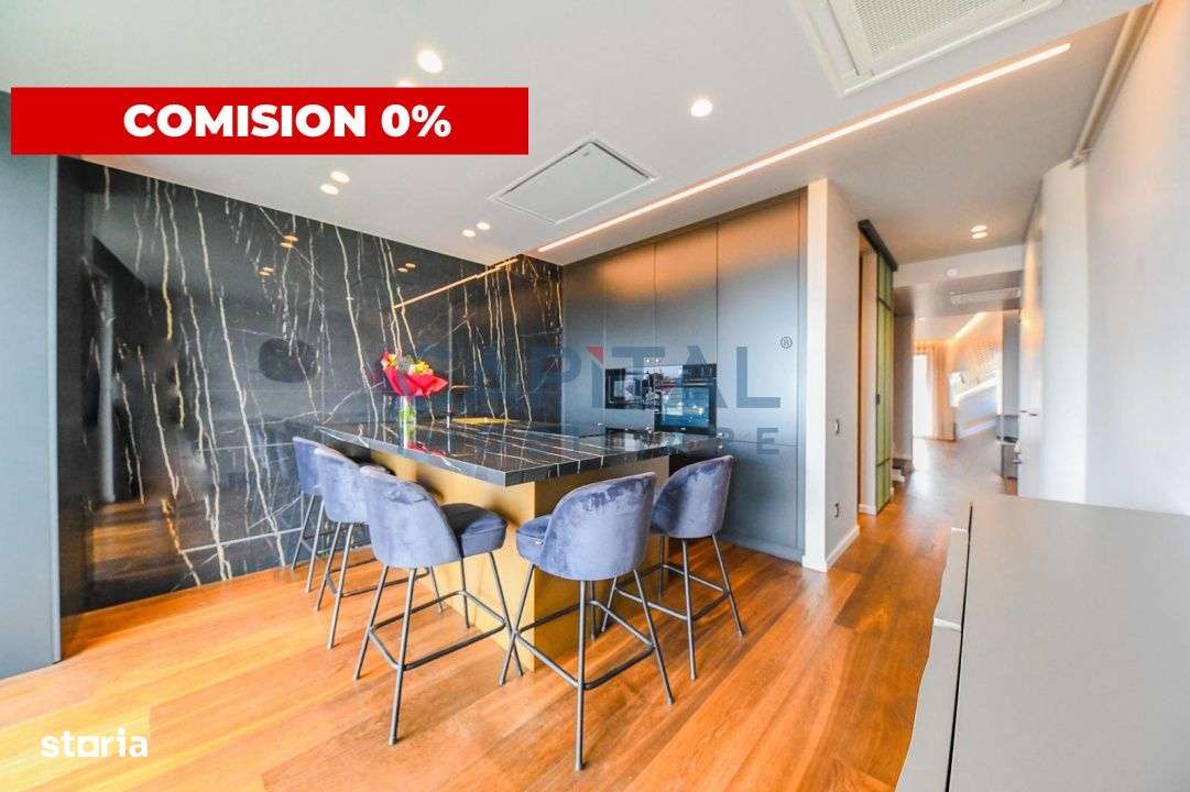 C0MISION 0% 4 camere de lux, scara interioara, 2 terase, 2 logii, 2 ba - Imagine principală: 1/11