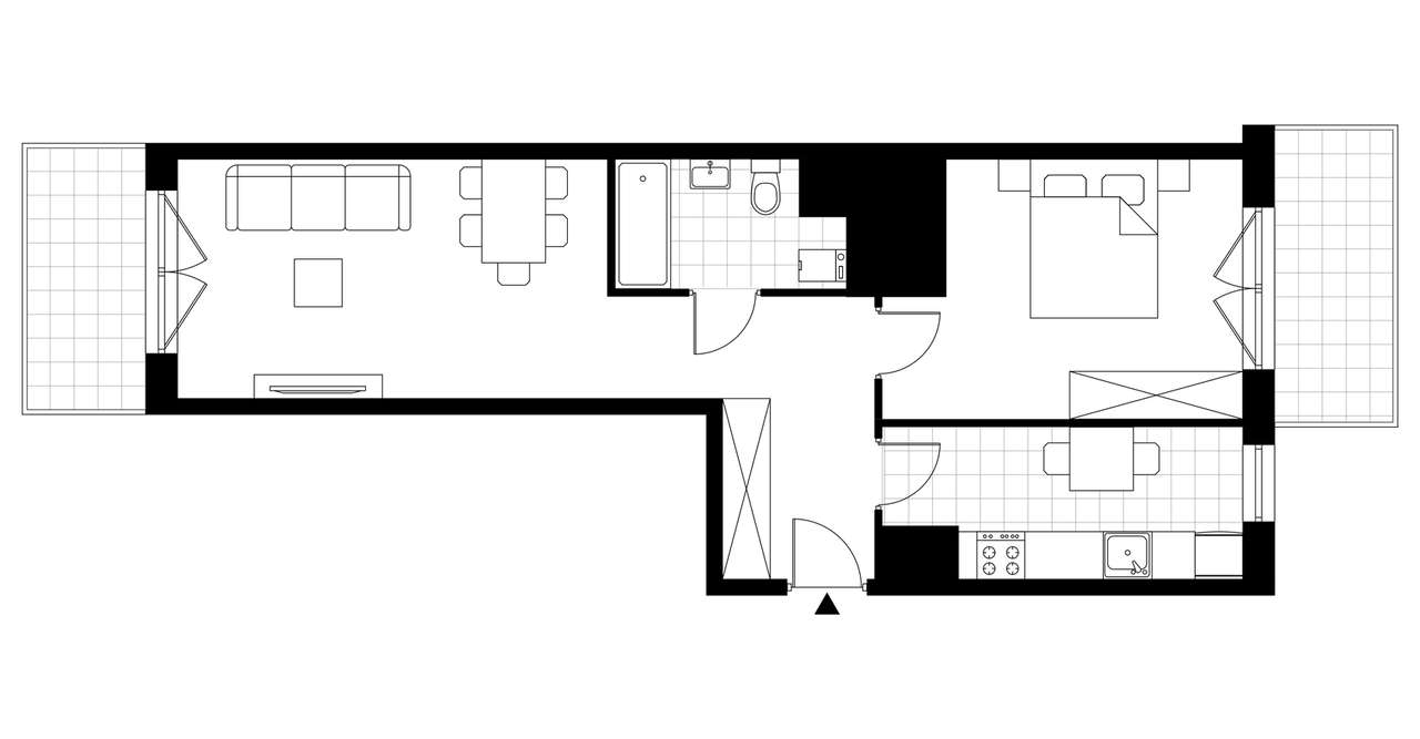 Nowy Wyszogród | mieszkanie 2-pok. | C2_A24 - Pełny obrazek: 4/7