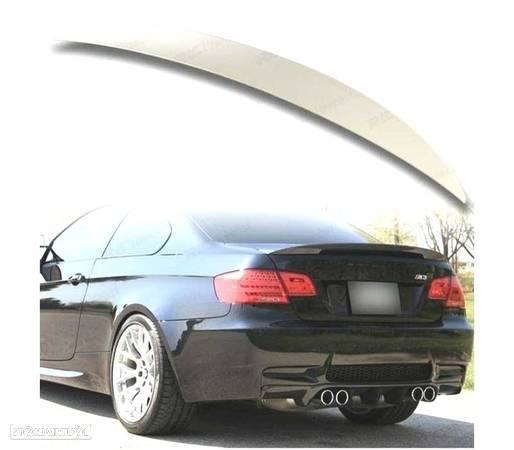 AILERON SPOILER TRASEIRO PARA BMW E92 06-14 M PERFORMANCE RAW CINZA - 1