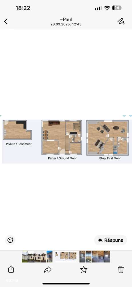 Casa individuala cu teren 350 mp - pivnita- Șura Mare-4