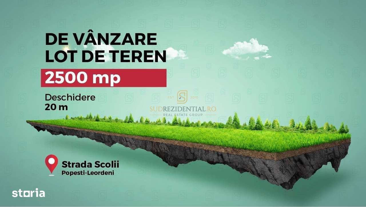 Lot de teren de vanzare, 2500 mp, Metrou Berceni, Popesti – Leordeni - Imagine principală: 1/5