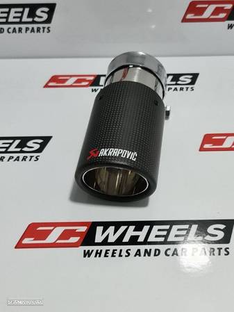 Ponteira look Akrapovic 76mm - 1