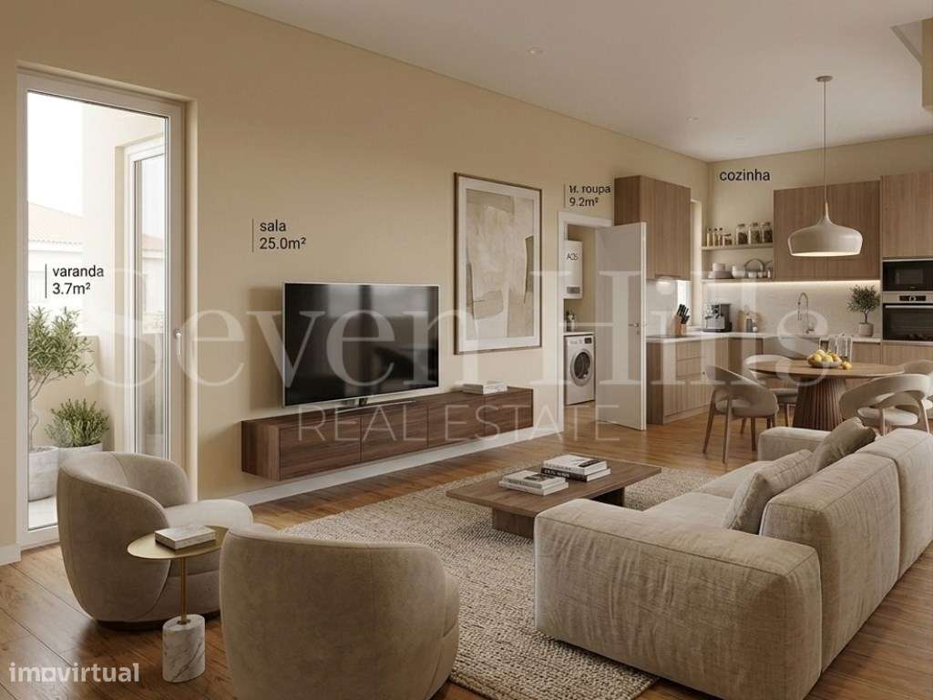Apartamento T2 com Garagem - Lordemão-1
