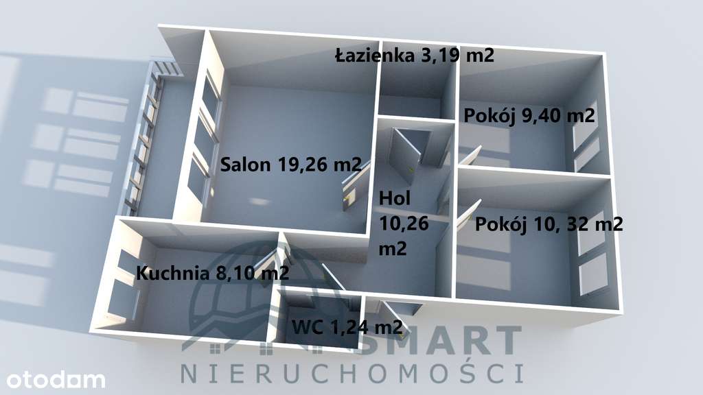 Nowoczesny Design M-4 62m2 Piękny Widok z balkonu-16