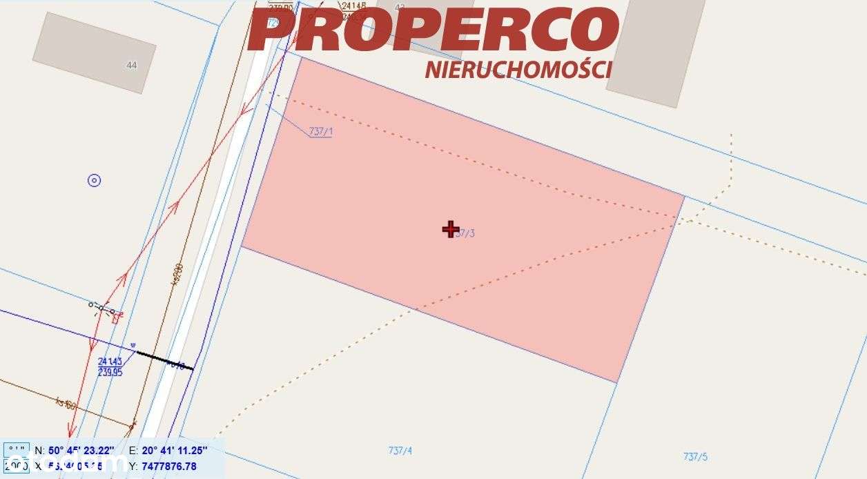 Działka 1029 m2, Marzysz, gm. Daleszyce - Pełny obrazek: 5/6