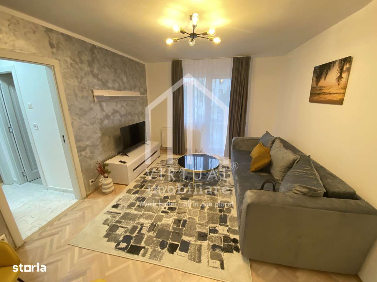 Apartament de inchiriat in Sibiu, recent renovat, 50 mp utili 2 camere - Imagine principală: 5/18