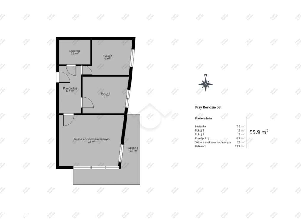 3- pokojowe mieszkanie obok Ronda Mogilskiego-15