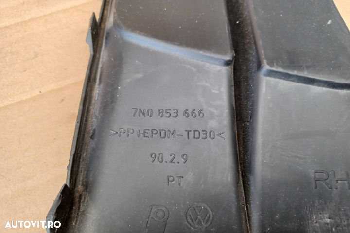 GRILA BARA FATA DREAPTA 7N0853666 MX1253 Volkswagen VW Sharan 2  [din - 3