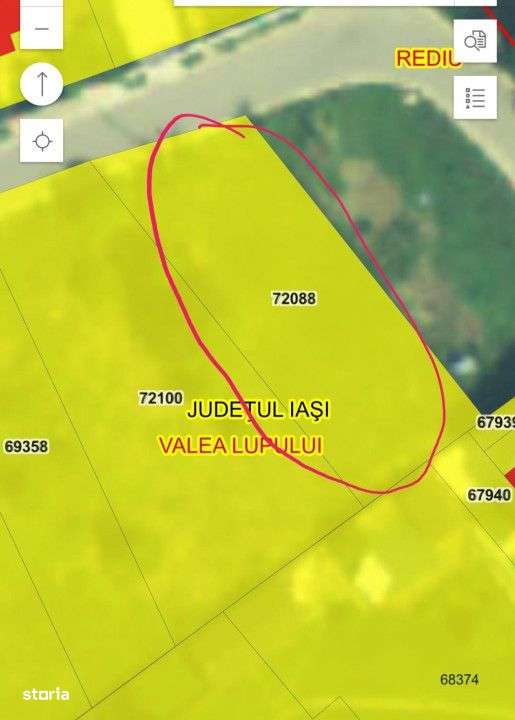 Teren intravilan Rediu-str.Victoriei - Imagine principală: 3/6