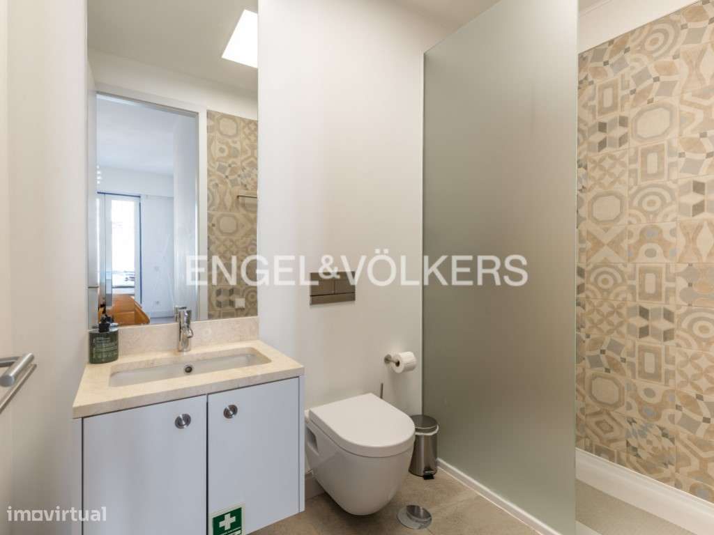 Amplo T2 com vista sobre o rio em Santos Design District-13