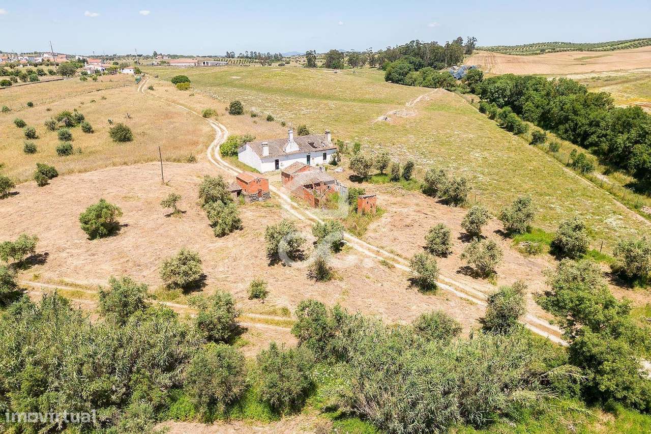 Quinta de 1,2 ha c/ Moradia T3 por Recuperar | Capelins, Alandroal - Grande imagem: 4/56