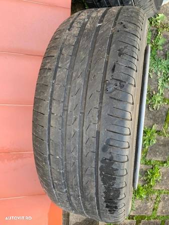 Jante Bmw seria5 e60 F10/F11 cu cauc 225/55/R17 Pirelli dot 2019 4-5 vara 8jx17is30 - 8