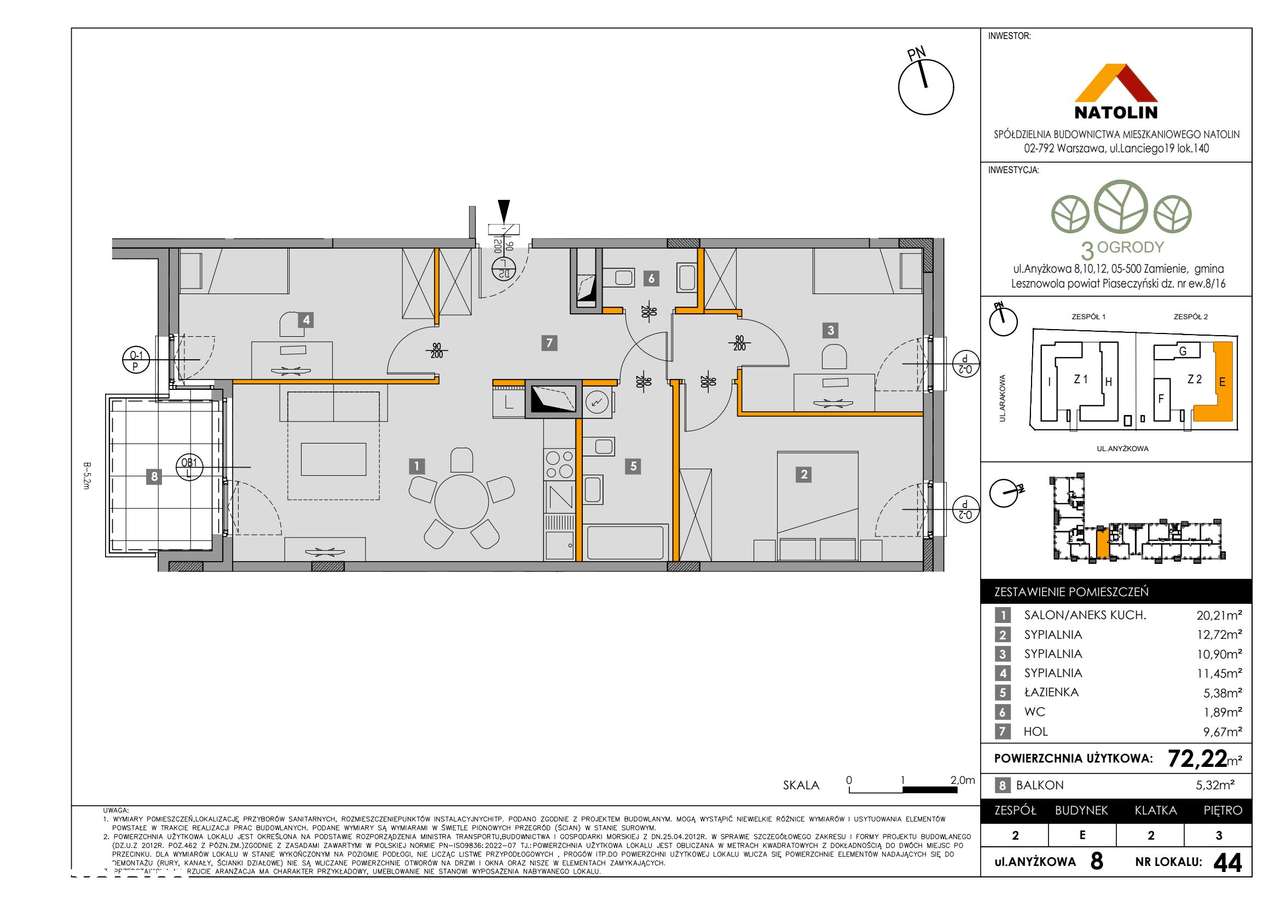 ustawne 4-pok. mieszkanie 8_44 - Pełny obrazek: 2/7