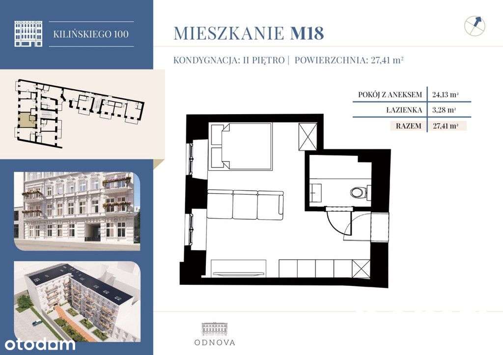 Wysoka kawalerka przy Parku Sienkiewicza - Pełny obrazek: 5/14