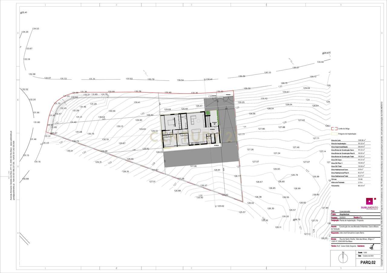 Terreno com projecto aprovado, no Cidral, em Rio Maior-9
