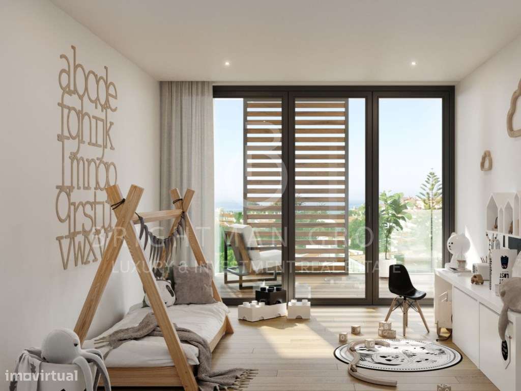 Penthouse Duplex T4 na Parede-17