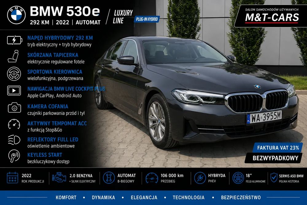 BMW 5 Series G30/G31 (2017-2023) 530e PHEV 2022